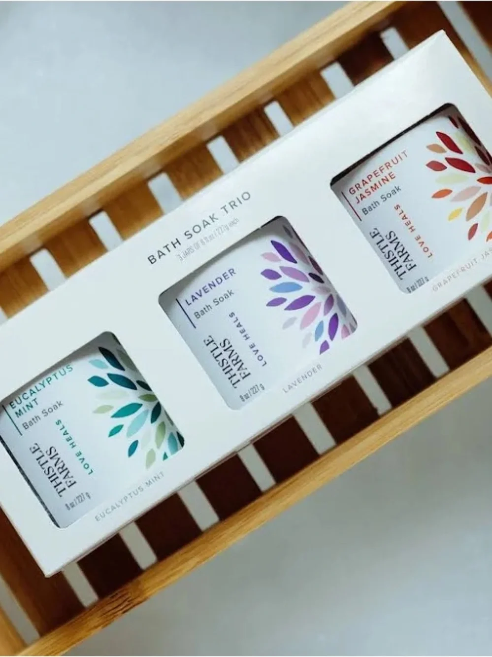 Bath Soak Trio - Lavender, Eucalyptus Mint & Grapefruit Jasmine